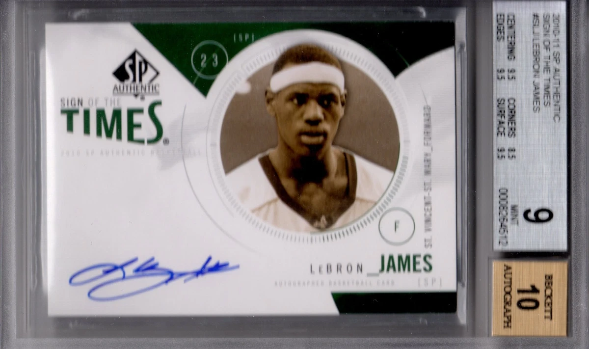 LeBron James Basketball Autographed Sports Trading Cards for sale