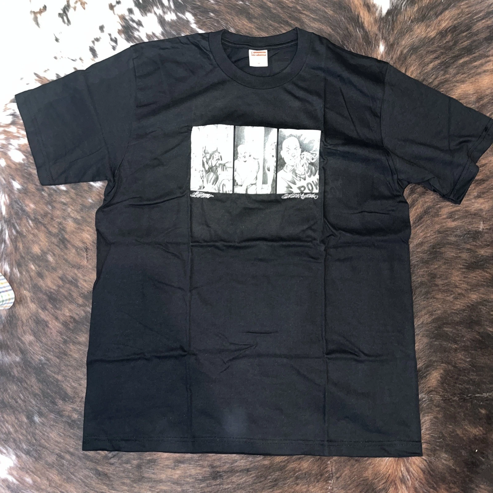 SUPREME Mister Cartoon Pow Tee Shirt Homme Moyen Art Mexicain Dessin Rare