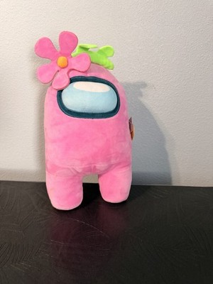 New With Tags Toikido Among Us Pink 12'' Plush Flower Authentic Official License