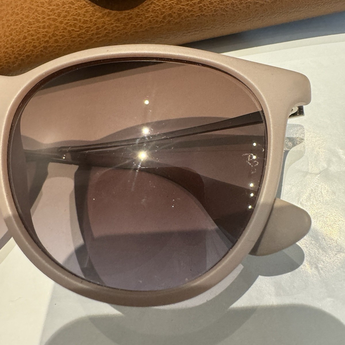 Ray-Ban Erika Sunglasses RB 4171 6000/68 Matte Taupe Sand 