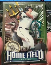 2025 Topps Chrome Black Home Field SSP - Cal Raleigh /50 #Cbha-17 Mariners MLB