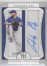 2022 Panini National Treasures Jumbo Gear Signatures 22/64 Anthony Kay Auto n0c