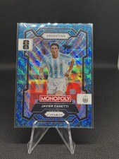 2026 Panini Prizm Monopoly FIFA World Cup 26 #5 Javier Zanetti Blue Wave