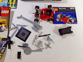 Vintage LEGO Technic Parts Speedway Bandit 8815, 8024 Parts Instructions