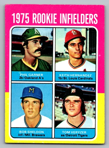 1975 TOPPS #623 PHIL GARNER A'S & KEITH HERNANDEZ CARDINALS ROOKIES