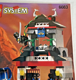 LEGO System Ninja 6083 Samurai Stronghold Instructions Booklet