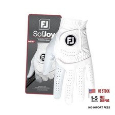 FootJoy Men's Golf Glove Medium Worn on Left Hand White SofJoy