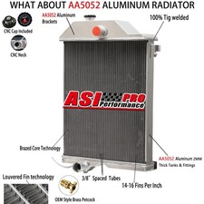 4-Core Aluminum Tractor Radiator Fits John Deere 4320 Model # AR48735,AR48737