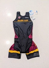 NEW Santini ARIZONA STATE UNIVERSITY ASU Tri Suit Triathlon Leotard SUN DEVILS