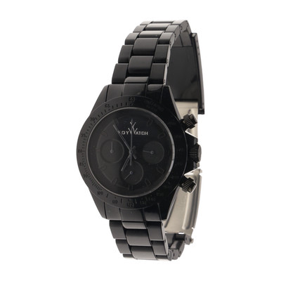 ToyWatch Monochrome Chrono Black Plasteramic Bracelet MO08BK Watch 41 mm F1246