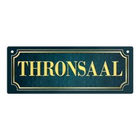 Toiletten Metallschild Mit Spruch: Thronsaal WC Klo KöNig Thron KöNigin Toilette