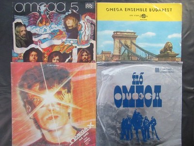 OMEGA 1970 - 1981 / 4 LP Konvolut Hungary PEPITA & QUALITON