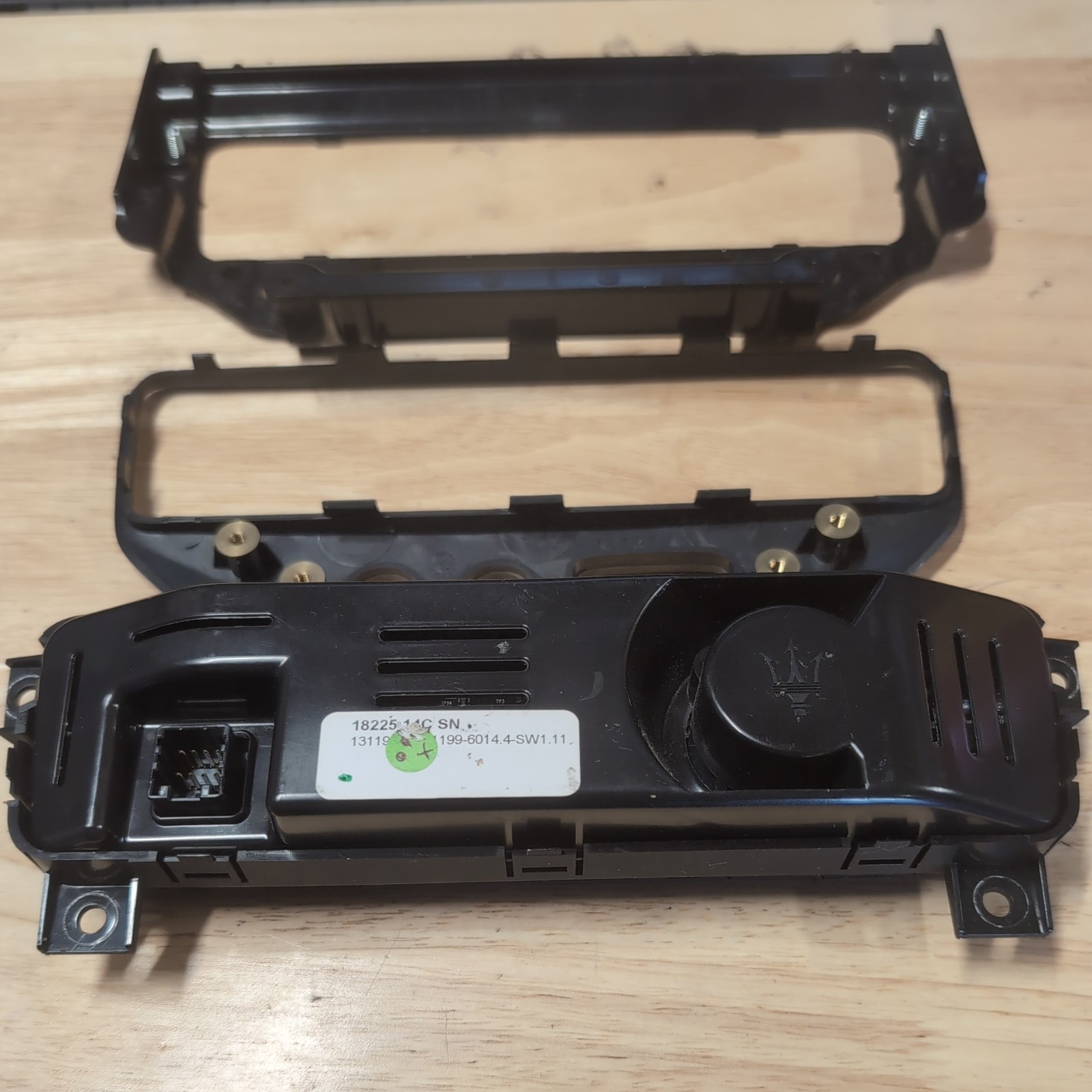 04-19 Maserati GranTurismo M145 AC A/C Heater Climate Control Unit OEM Complete
