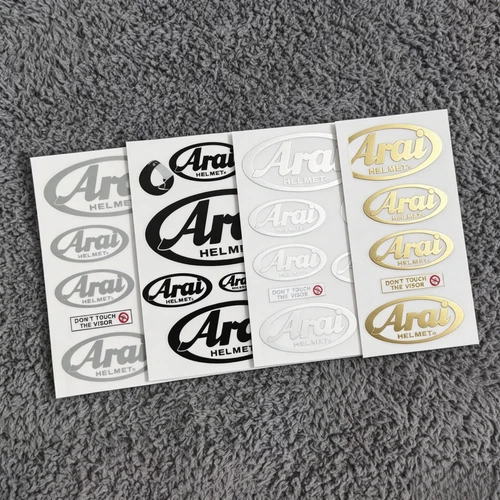 Arai Motor Bike Motocycle Helmets Jacket Vinyls Stickers Decals Reflective DIY