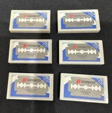 Dorco Stainless Steel Double Edge Razor Blades 60 Pieces / Six Packs