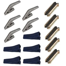 5 TEETH + ADAPTERS + PINS FOR PART 70090-33101 70090-33102 980/33601 D51750 T23C