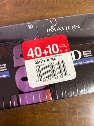Imation 3,5" High Density Disketten 1,44 MB 2HD IBM formatiert 50er Pack NEU - Bild 7 von 7