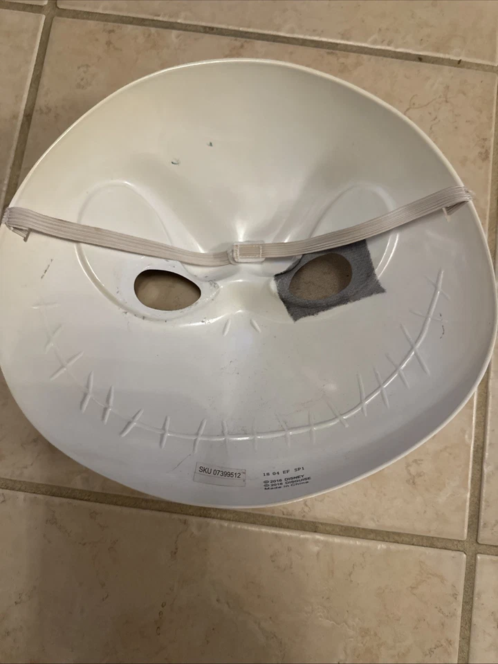 Pesadilla antes de Navidad Jack Skellington Máscara de Halloween Disfraz con disfraces Foto 2 de 3