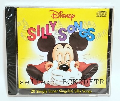   DISNEY'S 20 SILLY SONGS by VARIOUS (1991) CD NEW SEALED Dmgd Case Free Ship'n