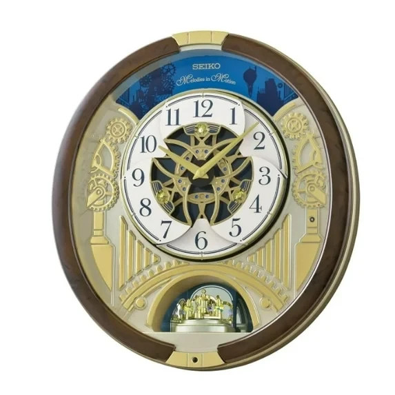 Seiko Melodies in Motion 2025 Limited Edition Golden Rhythm Musical Wall Clock