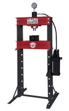 30T PRESSA IDRAULICA ROTANTE A PISTONE SCORREVOLE DOPPIA POMPA MANOMETRO ROOKS