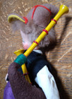 VINTAGE 11"  KLUMPE DOLL~ BAG PIPE PLAYER~VGC — photo 4