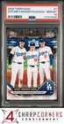 2025 TOPPS NOW #7 SHOHEI OHTANI-YOSHINOBU YAMAMOTO-ROKI SASAKI PSA 10