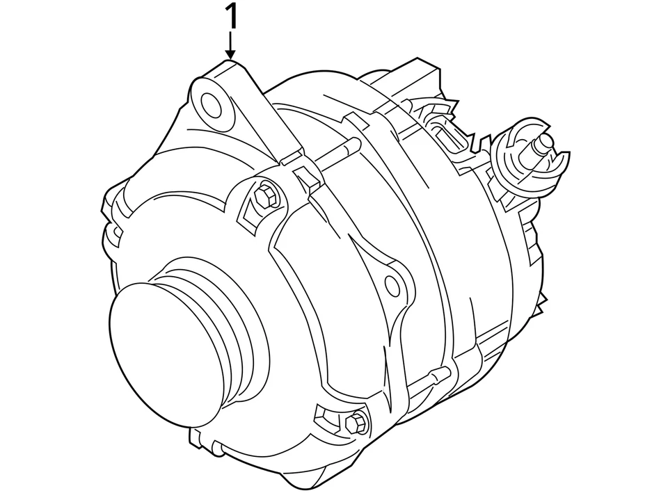 Alternador Ford Taurus 2008-2012 generador conjunto de carga motor fabricante original HXGHT Foto 3 de 3