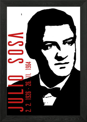 Julio Sosa Gerahmtes Wandbild Poster Leinwanddruck Bild