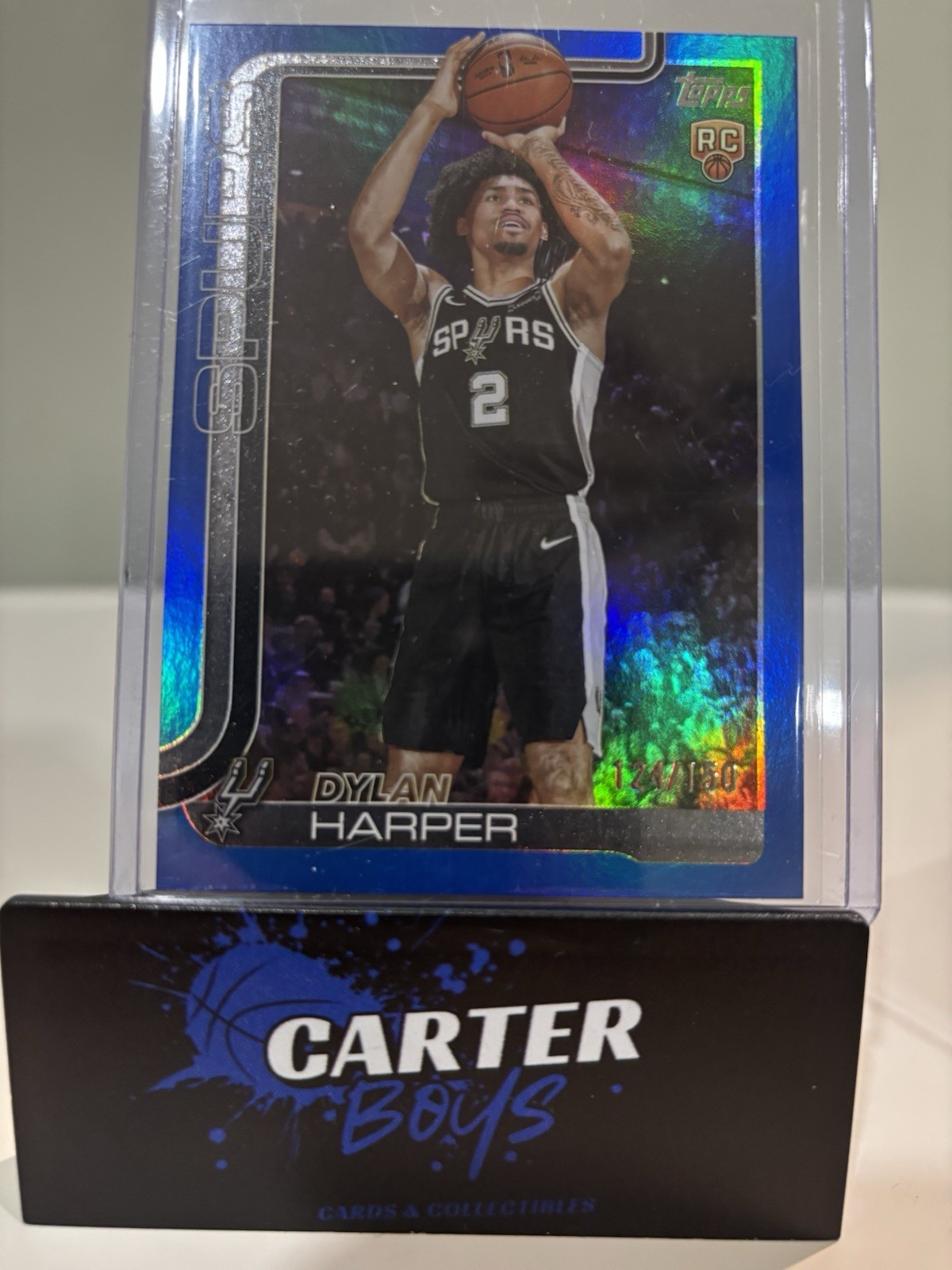 2025-26 Topps - Dylan Harper #202 Blue Rainbow /150 (RC)