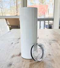 Blank Sublimation 20 oz Tall Skinny Tumbler, pack of 16