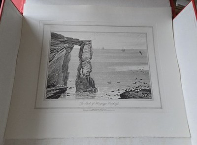HEMPRIGGS STACK, CAITHNESS Kupferplatte Aquatinta William Daniell L-E 13/90 Tate