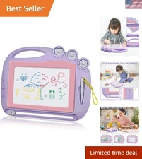 Kids' Magnetic Drawing Board - Colorful Learning Tool for Early Development