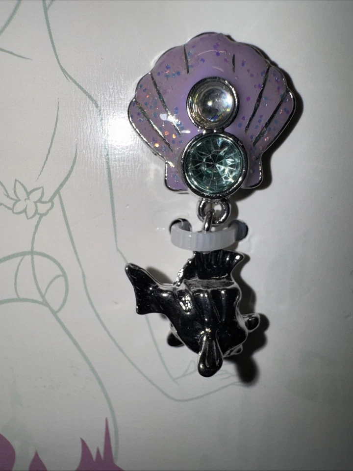 Disney Princesa Sirenita Ariel Conjunto de Joyería de Disfraz Collar Clip Pendientes Foto 2 de 4