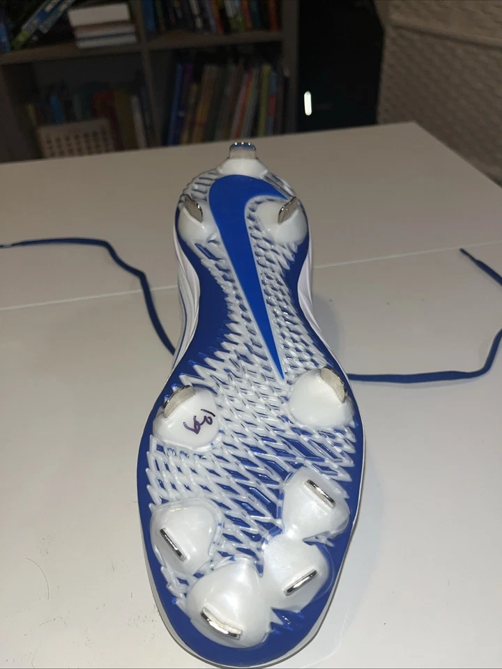 Botines de softbol Nike Lunar Hyperdiamond 3 Pro para mujer talla 8 azul blanco CD0110 106 Foto 2 de 4