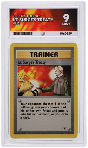 Lt. Surge's Treaty (Unlimited) graded ACE 9 for sale on eBay