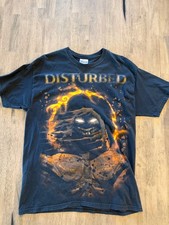 Disturbed Band Heavy Metal Rock Tee Hanes Heavyweight Size L