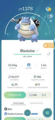 Rare BLASTOISE CLONE Pokémon - Hydro Cannon Legacy | GO