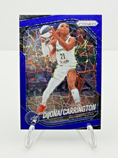 2025 Panini Prizm WNBA Dijanai Carrington Blue Velocity #9
