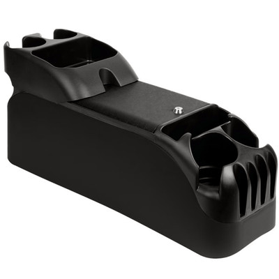 TSI Locking Center Console, Middle Van Console, Black, Height 11.5''