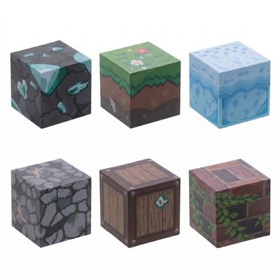 Video Game Pixel Art Fridge 3D Magnet Block Blind Box Gacha 1 Random Figure