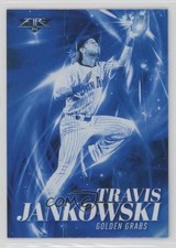 2017 Topps Fire Golden Grabs Blue Chip Travis Jankowski #GG-12 1s8