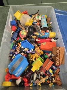 Huge Vintage Toy Lot  Cars Trucks 70's 80's it's Accessories Disney Miixed