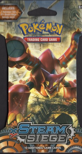 Pokemon XY Steam Siege Sleeved Booster Pack New Factory Sealed