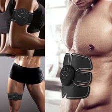 Ultimate EMS Abs Muscle Trainer Electric Abdominal Toning Fitness Belt USB