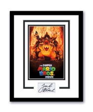 Mario Bros Bowser Jack Black Autographed Signed 11x14 Framed Photo ACOA