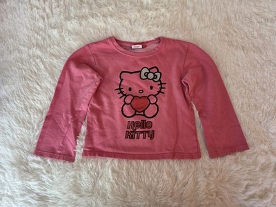 Pullover Shirt Sweatshirt Hello Kitty pink Größe 122/128