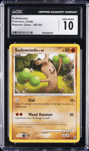 Sudowoodo graded CGC 10 for sale on eBay