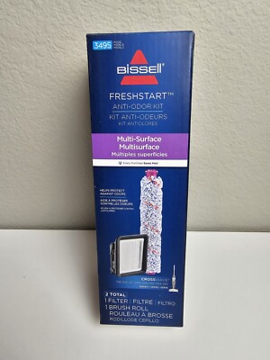 BISSELL Multi Surface Brush Roll Filter Crosswave Vacuum Accessories 3495 Model