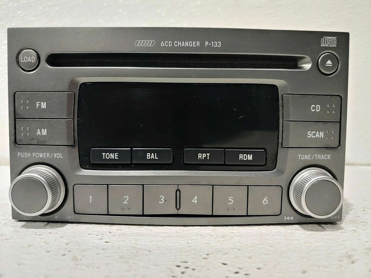 04 05 06 Subaru impreza 6 disk changer 2 din 86201FE210 30 day